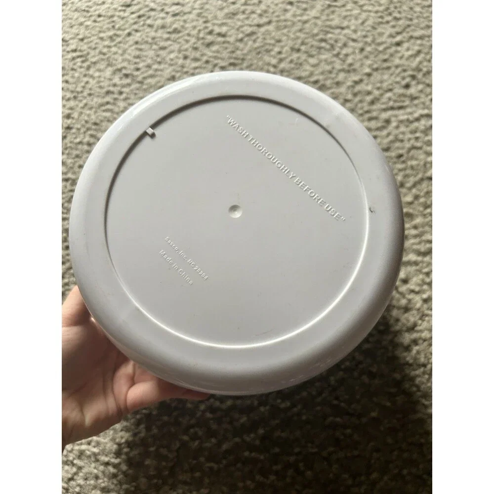 Lady and the Tramp II Vintage Popcorn Bowl with Lid Year 2000 Disney Kellogg
